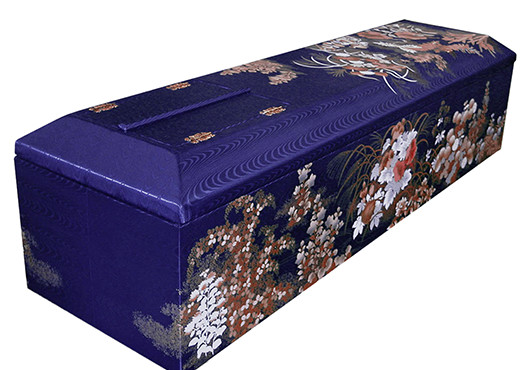 紺刺繍棺